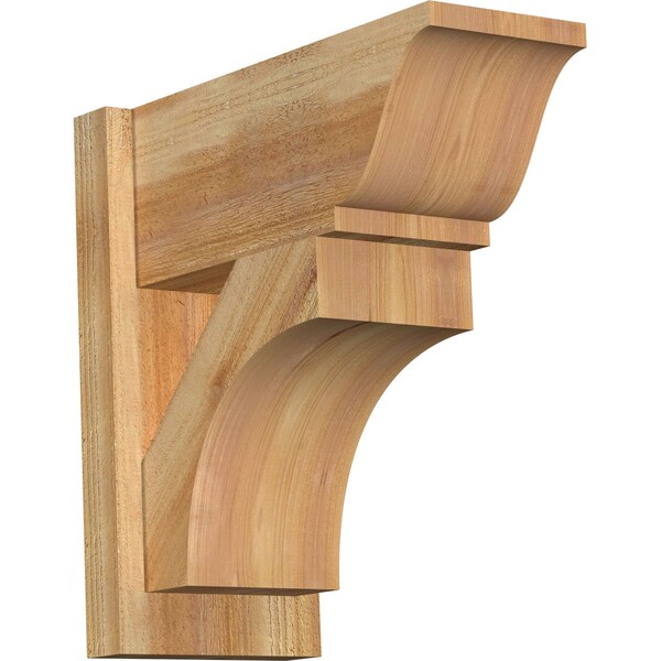 Ekena Millwork Westlake Rough Sawn Traditional Outlooker, Western Red Cedar, 8"W x 18"D x 18"H OUT08X18X18WTL01RWR - main